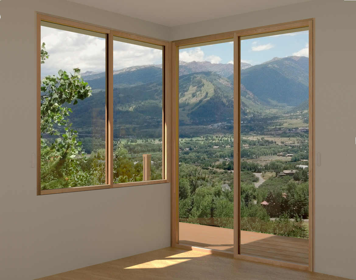 Vista Panoramic Windows serramenti minimali in legno